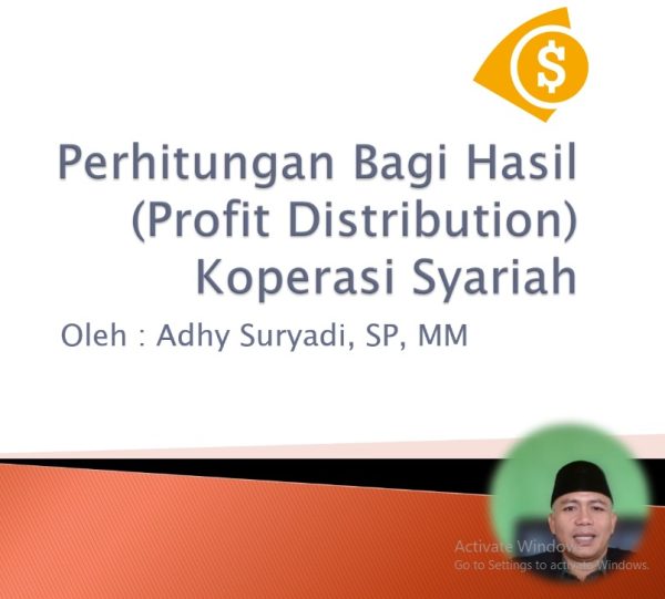 Training Perhitungan Bagi Hasil (Profit Distribution) Koperasi Syariah